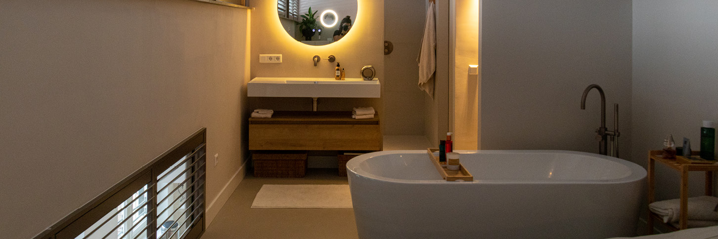 gietvloer over tegels