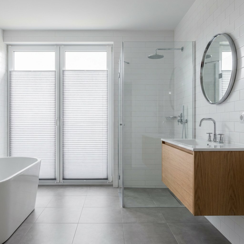 Raambekleding badkamer