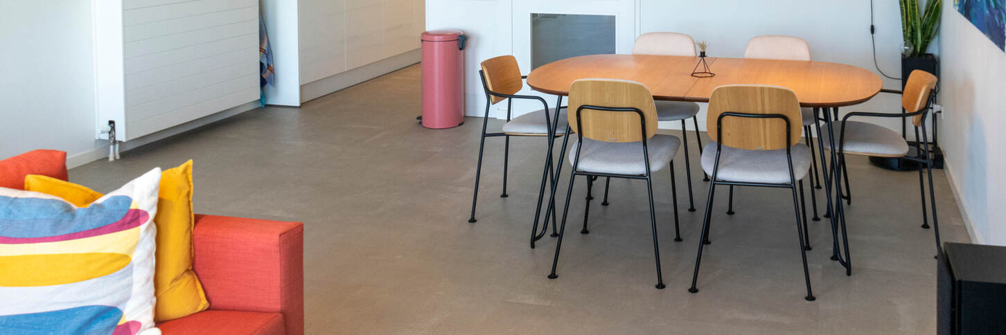 welke kleuren bij betonlook vloeren